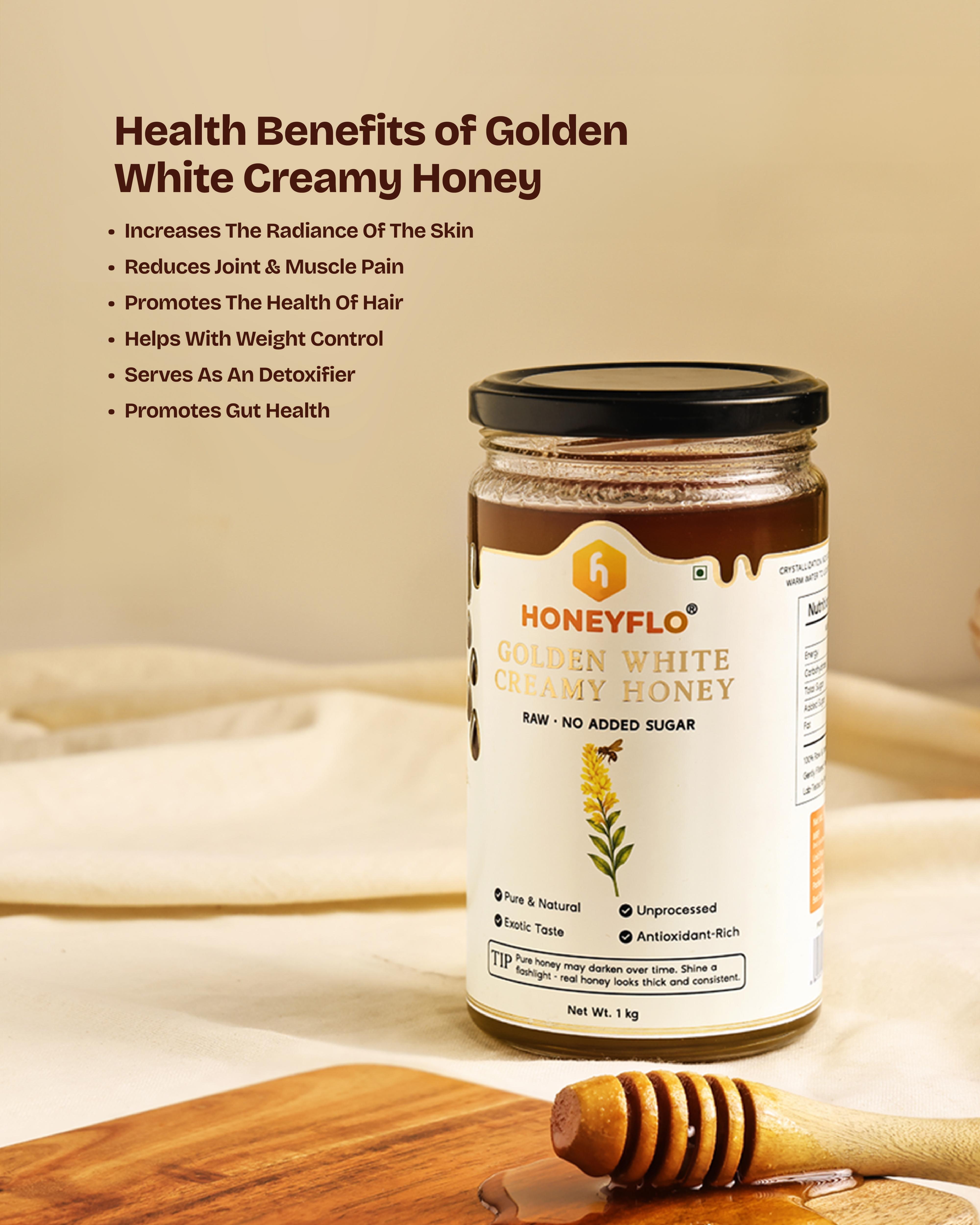 Golden White Creamy Honey – Silky, Sophisticated & Naturally Sweet