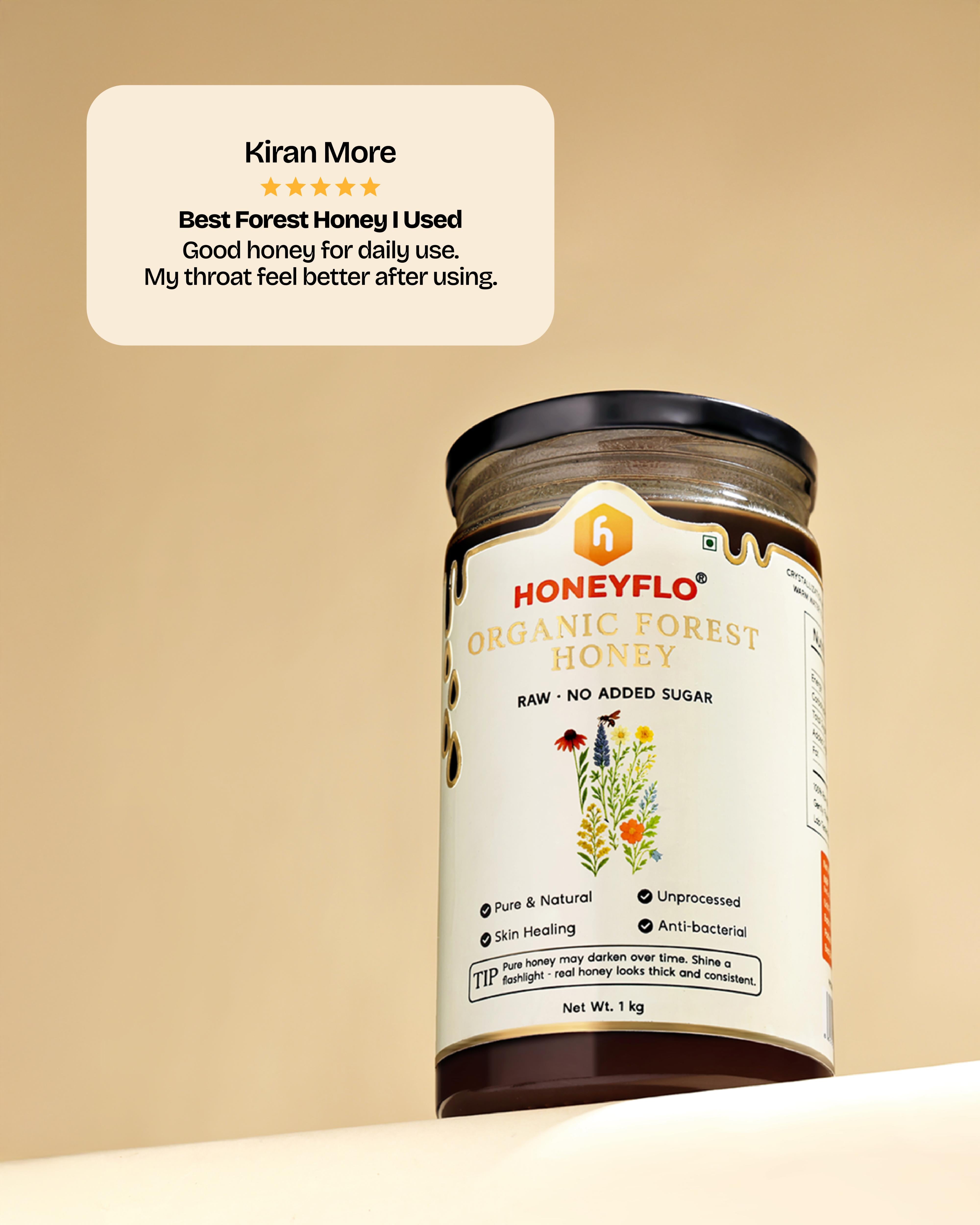Forest Honey – Raw, Organic & Straight from India’s Wild Heart