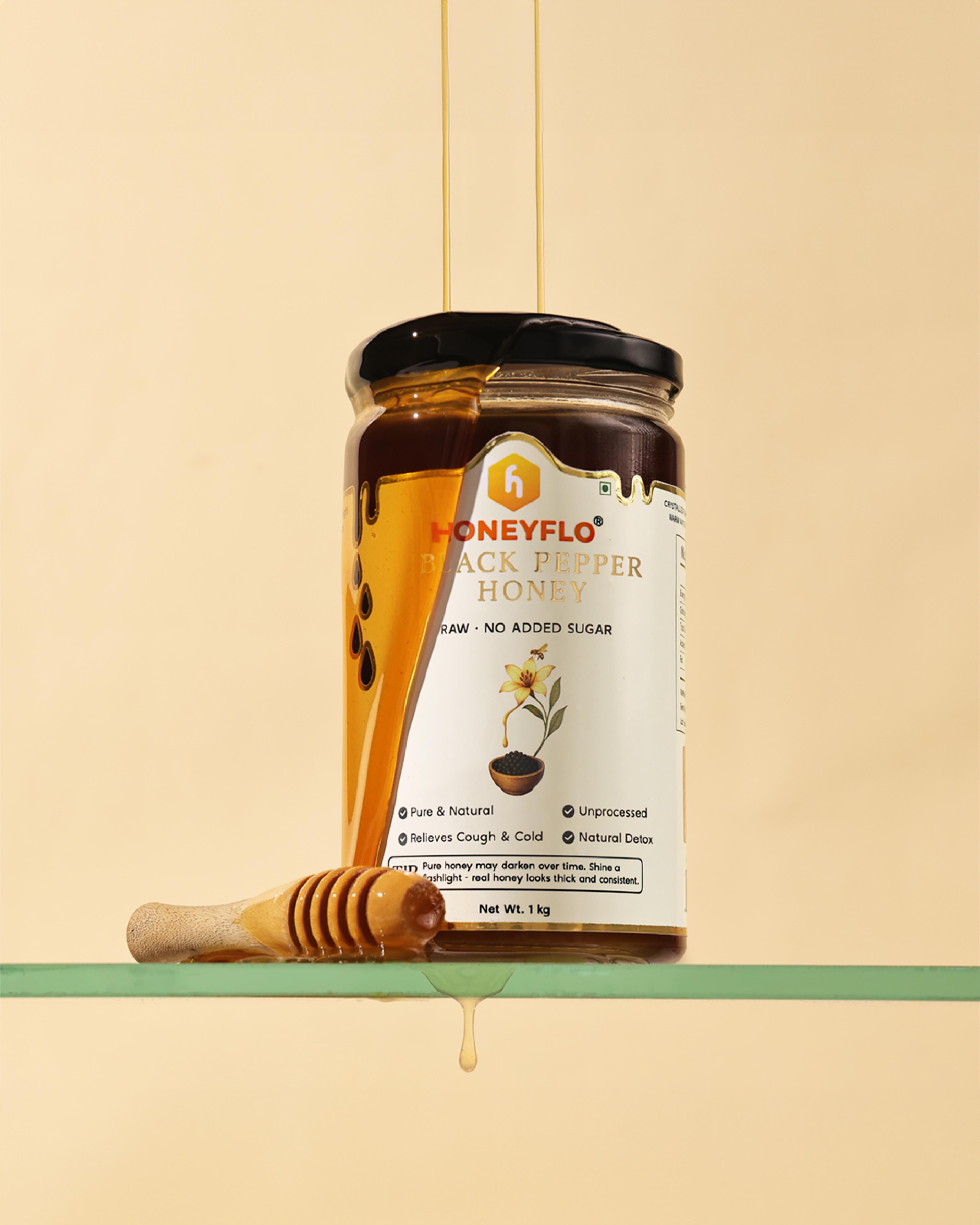 Black Pepper Honey – A Bold Fusion of Spice & Wellness