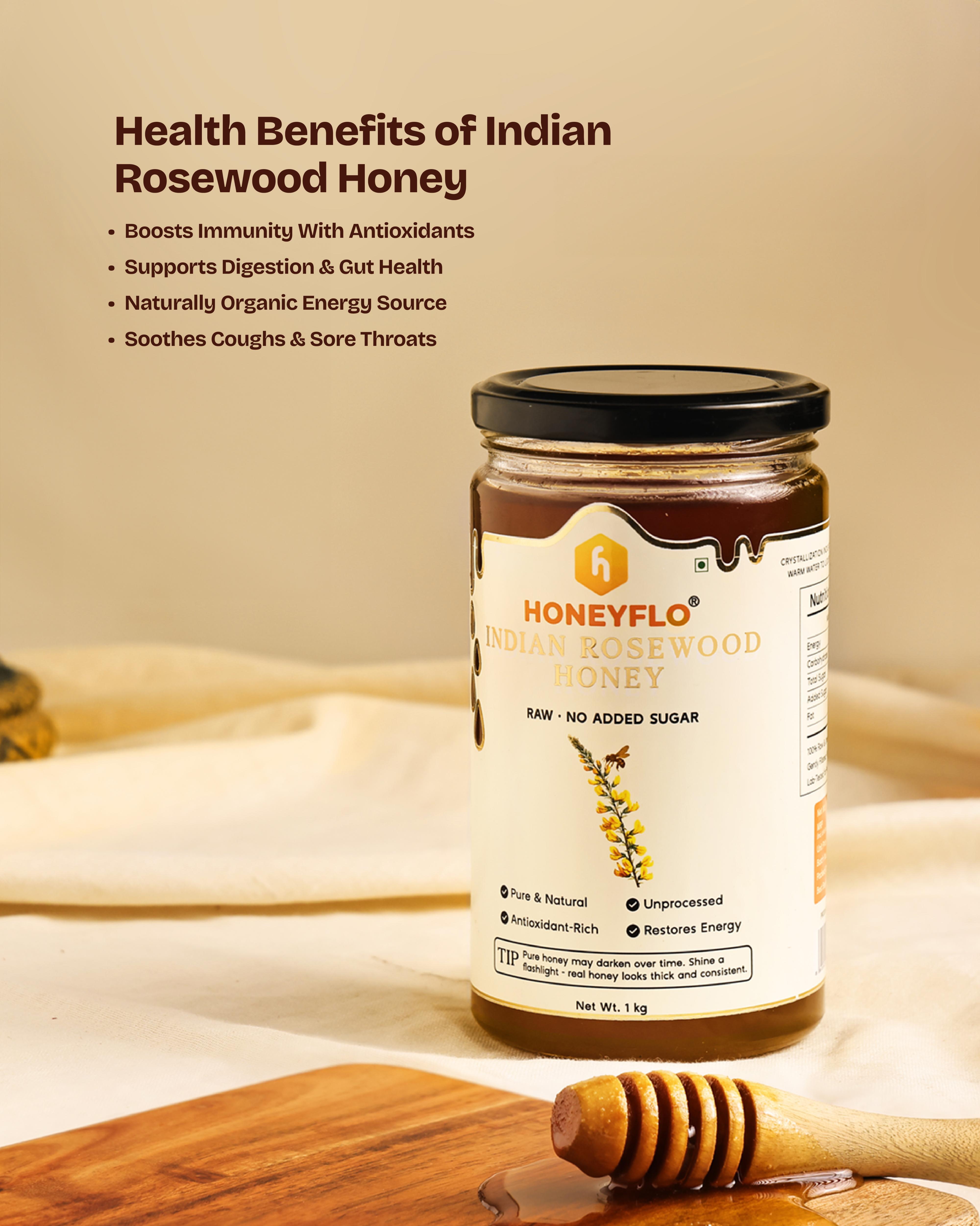 Pure Rosewood Honey – 100% Natural, Raw & Unprocessed