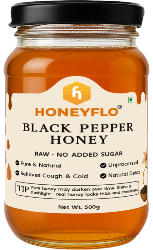 Black Pepper Honey – A Bold Fusion of Spice & Wellness