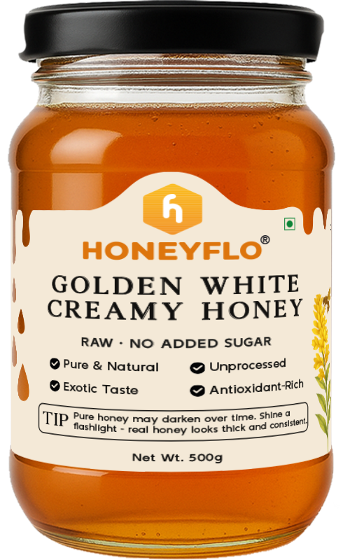 Golden White Creamy Honey – Silky, Sophisticated & Naturally Sweet